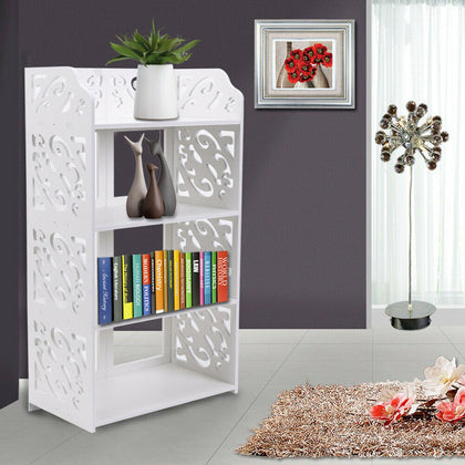 Large 4 Tiers Shoe Rack Storage Shelf Display Stand Organiser Unit Cabinet White