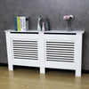 Mondeer Radiator Cover Wall Cabinet MDF Grill Shelf Horizontal Slats White Large