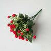 36 Heads Artificial Silk Flowers Bunch Wedding Home Grave Outdoor Bouquet UK