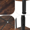 Bookcase 5-Tier Bookshelf Freestanding Shelving Unit Industrial Storage Rack