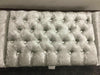 Large Crushed Velvet Fabric Diamonds Ottoman /Storage Blanket Box