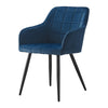 2 Pcs Dining Chairs Armchair PU / Velvet Kitchen Dining Room Restaurant Office