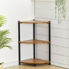 Wooden Corner Shelf Storage Organizer Display Shelving Unit Plants Stand Home UK