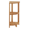 3 Tier Wood Wooden Corner Shelf Book Telephone Plant Pot Table Rack Unit Stand