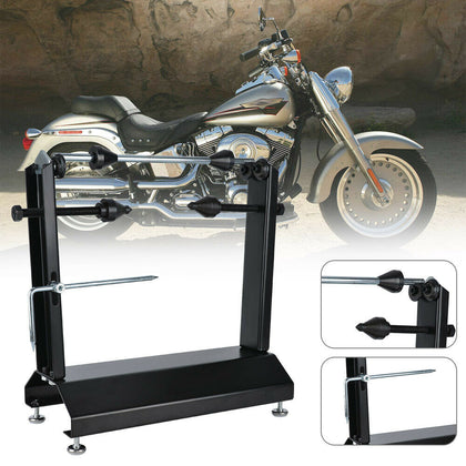 Motorcycle Motorbike Bike Race Wheel Balancer Balancing Stand Carbon Steel