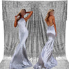 White Stage Wedding Party Backdrop Photography Background Drape Curtain 1.2X1.8M