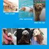 Microfibre Dog Dry Bath Towel Bag Quick Drying Dog Puppy Bags Doggy Cleaning UK