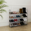 4 Tier Shoe Rack Shoe Tower Shelf Shoe Storage Organizer Cabinet Holds 16 pairs