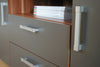 Large 2 Door 2 Drawer Sideboard Black White Grey Cupboard TV Cabinet Furniture