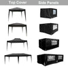 Top Cover Side Panels for Outdoor Pop Up Gazebo Garden Marquee Tent Replacement