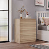 Modern Oak Chest of Drawers 4 Draws Bedroom Furniture Hallway Nightstand Cabinet
