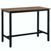 120*60*90cm Bar Table Industrial Table Dining Table With Metal Frame for Kitchen