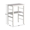 2Tier Wood Metal Microwave Storage Rack Shelving Shelf Kitchen Office Unit Stand
