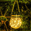 Solar Powered Garden Path Light Patio Outdoor Walkway Hanging Fairy Lights Bulbs