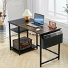 Computer Desk Modern PC Laptop Table Home Office Study Workstation w/ Shelves