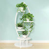 Wooden Plant Pots Stand Display Garden Room Decor Flower Rack 5 Tiers In/Outdoor