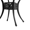 Cast Aluminum 5XCoffee Table Chairs Outdoor Garden Furniture Set w/Umbrella Hole