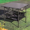 Aluminium Folding Camping Table Portable Outdoor Picnic Garden BBQ Dinner Table