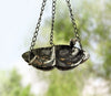 Metal Hanging Bird Feeder Seed Peanut Tray Feeding Station Outdoor Garden Decor