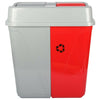 Rubbish Waste Bin Recycling Dual Compartment 100L
