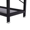 Industrial Console Table With Storage Shelf Hallway Living Room Slim Side Table