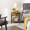 End Table with 1-Drawer and 1-Bottom Shelf,Bedside Table for Living Room/Office