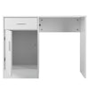 Small White Computer Desk Study PC Table Laptop Home Office Workstation Drawer
