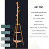 Coat Stand Clothes Wooden Storage Shelves Hats Freestanding Hallway Bedroom