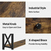 Industrial Console Table with Drawer & 2 Open Shelves Versatile Entryway Table