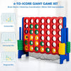 Giant 4 to Score Game Set Jumbo Connect 4 Game Set w/ 42 Chess Pieces 4-in-a-Row