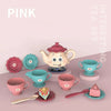 Kids Party Time Tea Pot Set Role Pretend Play Toy Playset Gift with Sound 14Pcs