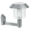 2, 4, 6, 10 x Silver Solar Powered LED Wall Light Outdoor Garden Safety Lighting