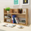 Wooden Desk Bookshelf Desktop Storage Organizer Display Rack Bookcase Shelf ~UK