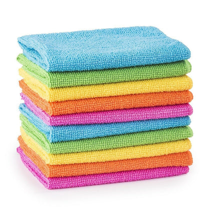 10/20/30/40/50 Microfibre Cleaning Cloths Dusters Car Bathroom Polish Towels