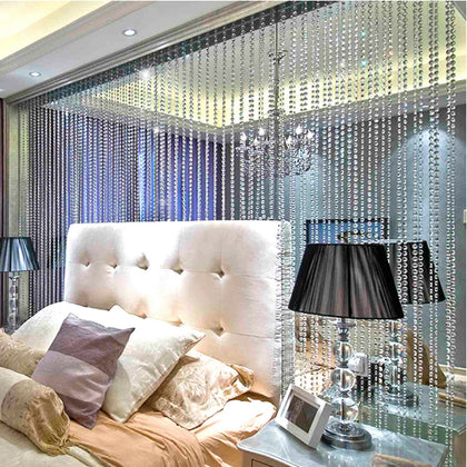 99FT Garland Diamond Acrylic Crystal Bead String Curtain Party Wedding DIY Decor