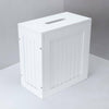 White Crisp Small Toilet Cleaning Product Storage Tidy Box Unit Bathroom UK
