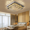 Modern Square LED Crystal Ceiling Lights Pendant Chandelier Lamp Living Bedroom