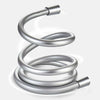 1.5M Long Silver Durable PVC Flexible Shower Compatibility Hose Brass Connectors