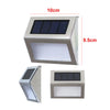 6PCS Solar Powered LED Light Garden Wall Motion Sensor Lamp Outdoor Fence Door