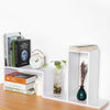 Tabletop Wood Bookshelf Organizer Rack Home Office Storage Display Shelving Unit