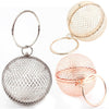 Women Hollow Metal Cross Body Clutch Cage Bag Evening Wedding Ball Handbag UK