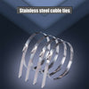 100Pcs 300 x 4.6 mm Heavy Duty Self-Locking Cable Zip Ties Wrap for Home Office