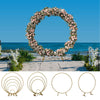 30cm-2M Golden Wedding Round Arch Frame Circle Base Backdrop Moongate Frameworks