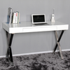 White High Gloss Dressing Table Computer Desk Office Vanity Console Home