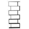 4/5/6 Tier Bookshelf S-Shaped Z-Style Bookcase Storage Display Modern Unit White