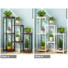 Industrial Bookshelf 6Tier Ladder Shelf Plant Display Rack Storage Shelving Unit