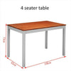 4 Colors Solid Pine Wood Dining table and 2/4 chairs Set Home Kitchen Furniture