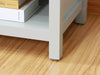 Grey Oak TV Stand Two Tone 1 Door Cabinet Television Unit Open Shelf Cable Tidy