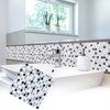Self-Adhesive 3D Mosaic Brick Wall Tile Sticker Kitchen Bathroom Wallpaper Decal