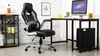 Office Gaming Chair Adjustable Computer Swivel Chair with Arms and Back Support